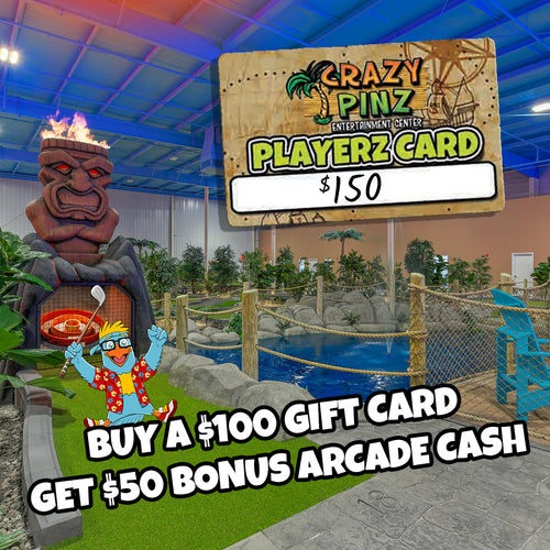 Buy a $100 Gift Card, get $50 Bonus Arcade Cash