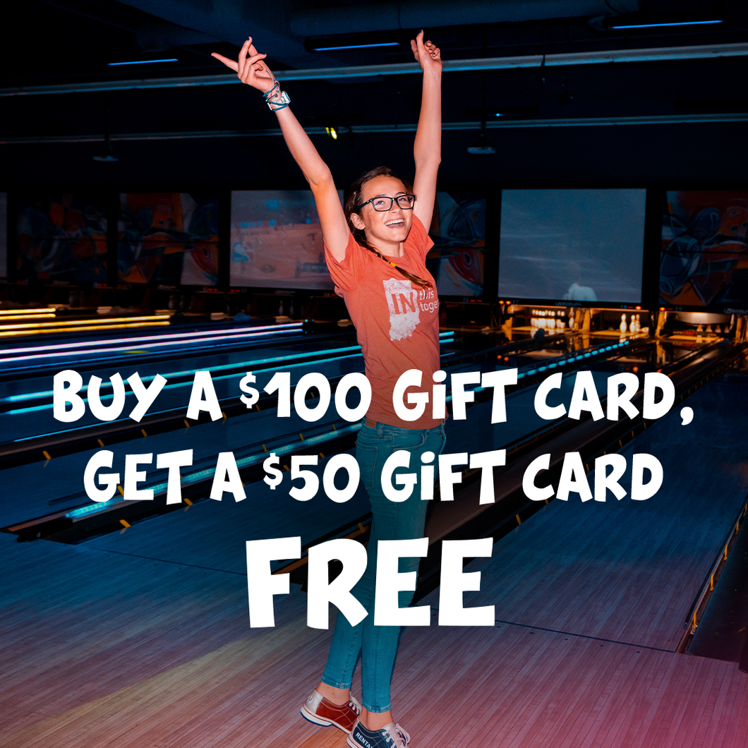 $100 Gift Card + Free $50 Gift Card